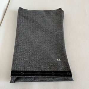 Ivivva Infinity Scarf Herringbone Print Heathered Black Size 54" X 20"